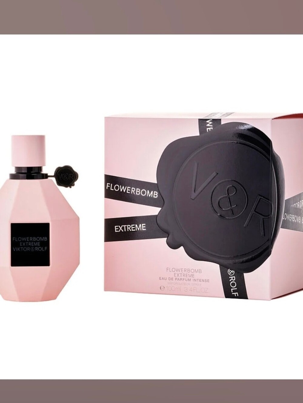 Viktor & Rolf Flowerbomb Extreme - Soft Opaque Pink Bottle 3.4oz BNIB